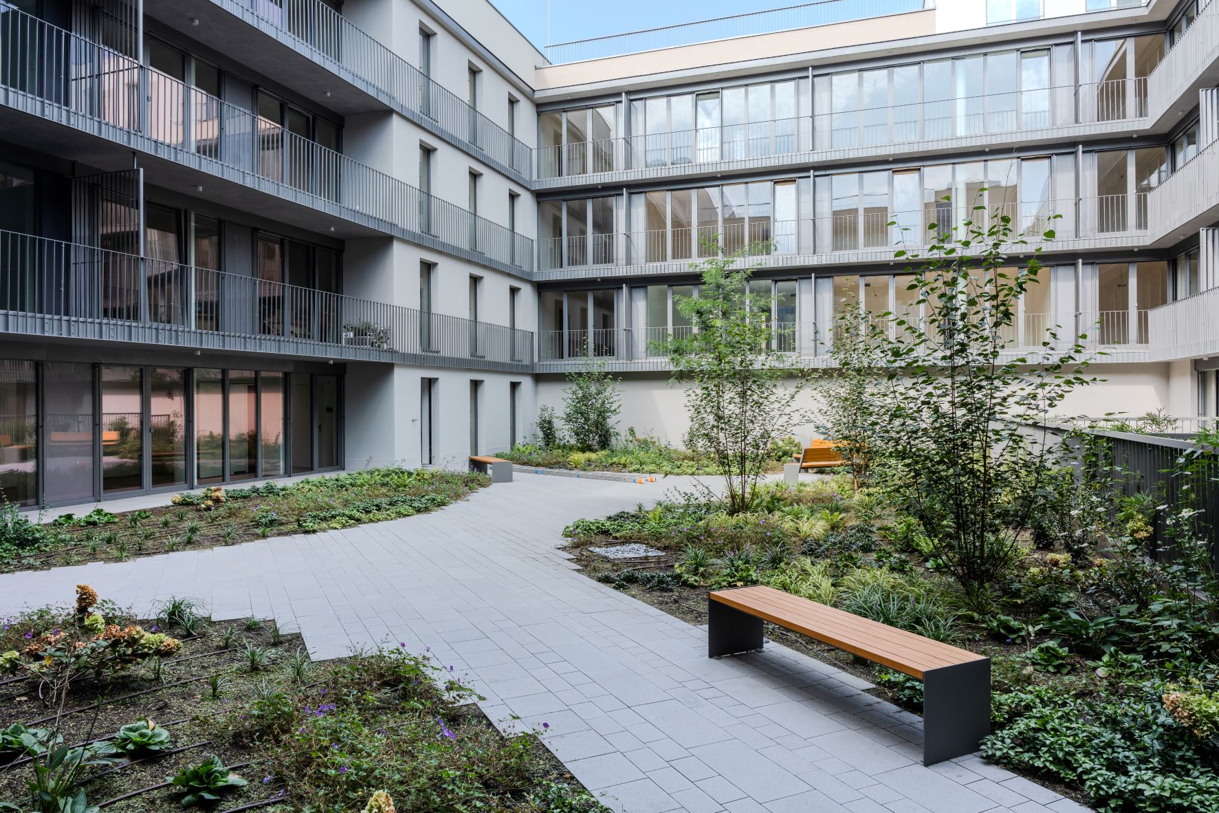 Bytová rezidence Nové Lauby nabízí atraktivní bydlení v městském centru. Foto: Hynek Jahoda
